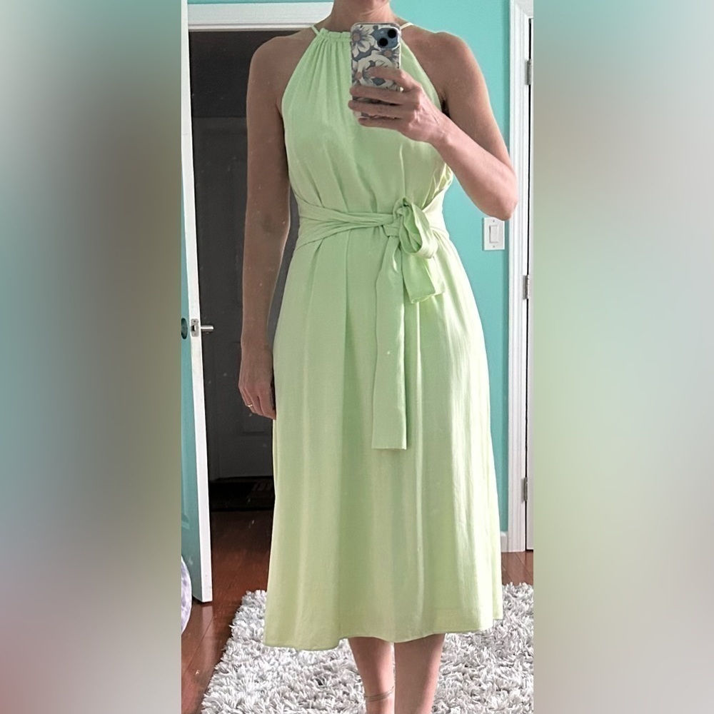 Ann Taylor Factory women pistachio summer dress - Picture 4 of 4